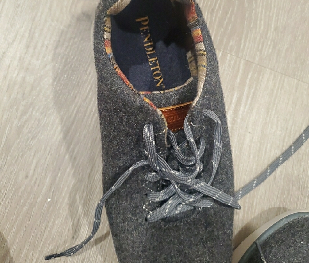 Pendleton Charcoal Gray Women's Wool Sneakers Siz… - image 4